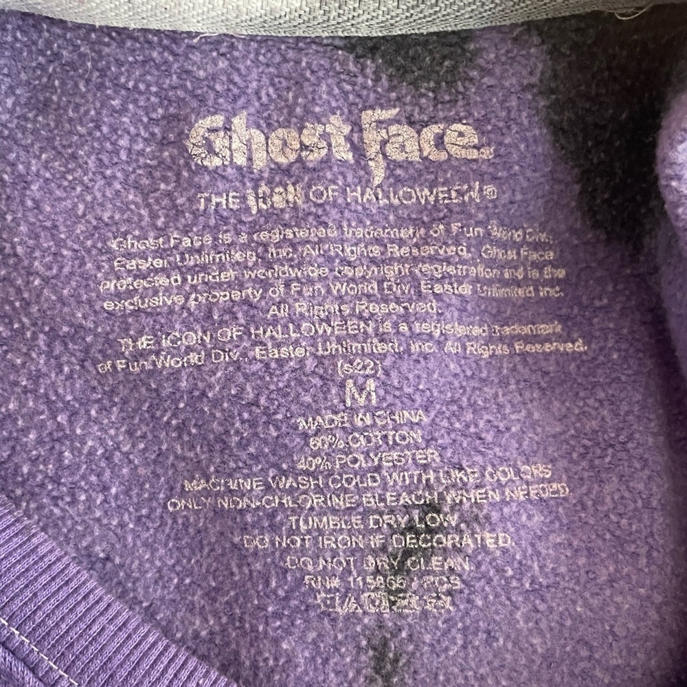 SCREAM Ghost face Sweatshirt - Picture 3 of 4